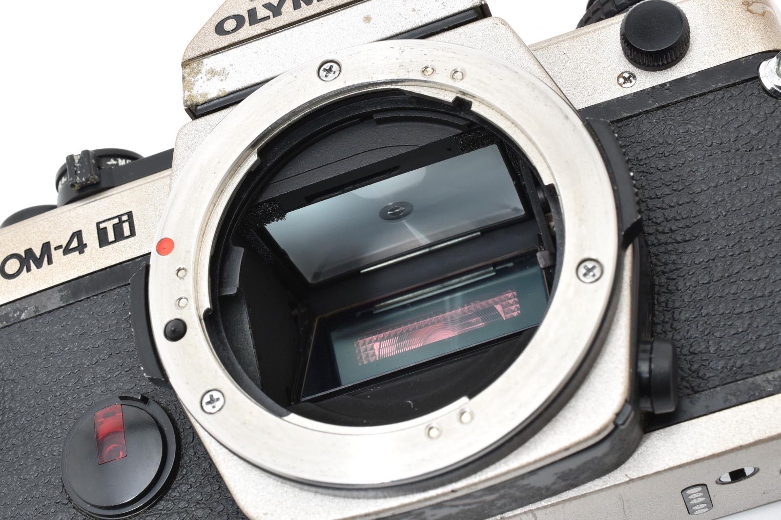 ☆通電OK!!☆ OLYMPUS オリンパス OM-4 Ti ボディ チタン フィルム一眼