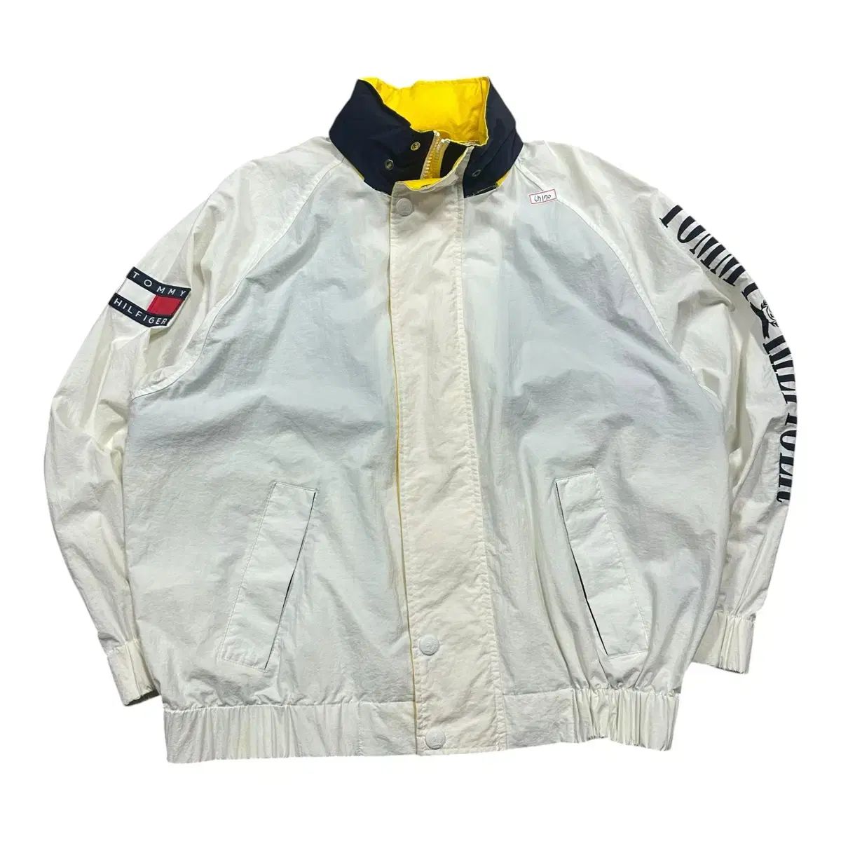 即納) Tommy Hilfiger トミーヒルフィガー 00s Spellout 白 hednhood 