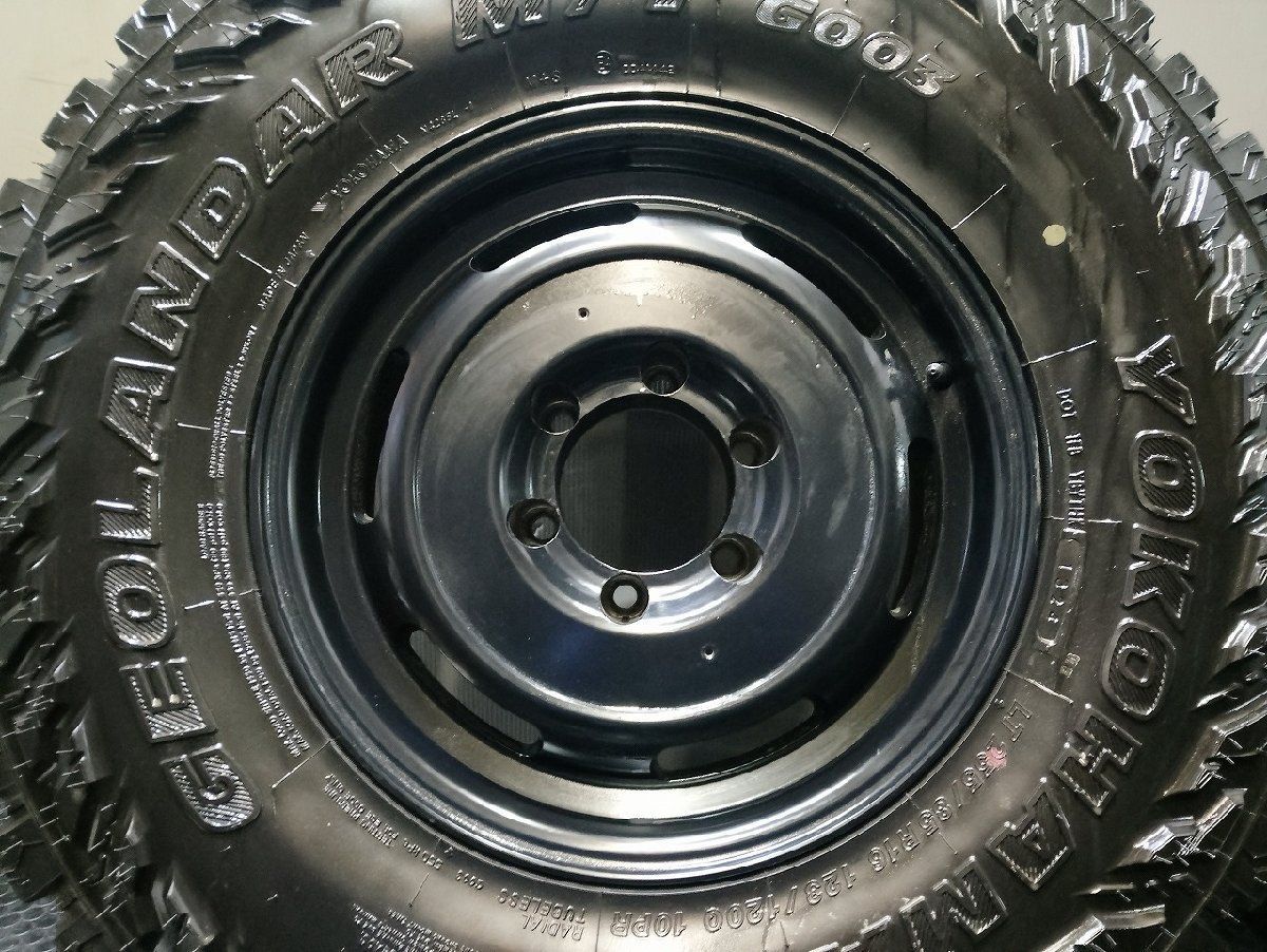 YK M/T G003 LT255/85R16 夏タイヤ CRIMSON DEAN クロスカントリー 16インチ 6.5J6HPCD139.7-5 24年 バリ溝 ランクルナロー等 (KTS449) YK M/T G003 LT255/85R16 夏タイヤ CRIMSON DEAN クロスカントリー 16