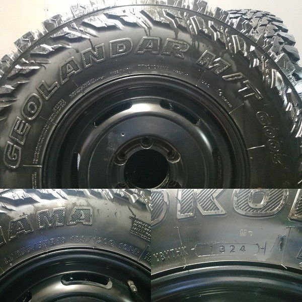 YK M/T G003 LT255/85R16 夏タイヤ CRIMSON DEAN クロスカントリー 16インチ 6.5J6HPCD139.7-5 24年 バリ溝 ランクルナロー等 (KTS449) YK M/T G003 LT255/85R16 夏タイヤ CRIMSON DEAN クロスカントリー 16