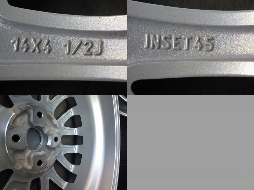 【3732】J送料無料▲DAIHATSU ムーヴ純正▲14x4.5J 4穴 100 +45▲4本 26102423