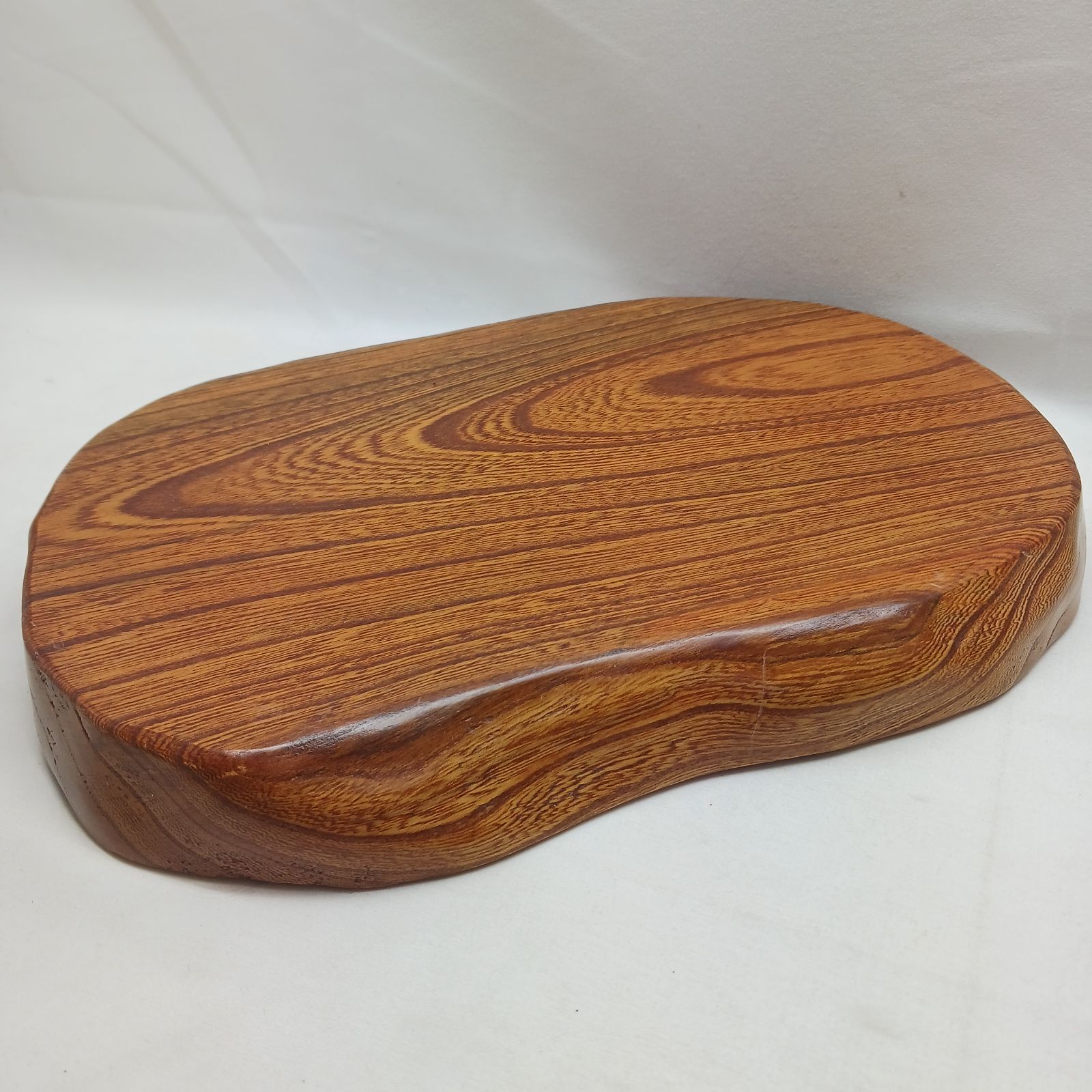 アンティーク品】天然木 一枚板 花台 飾り台 無垢材 29.5×22×3cm