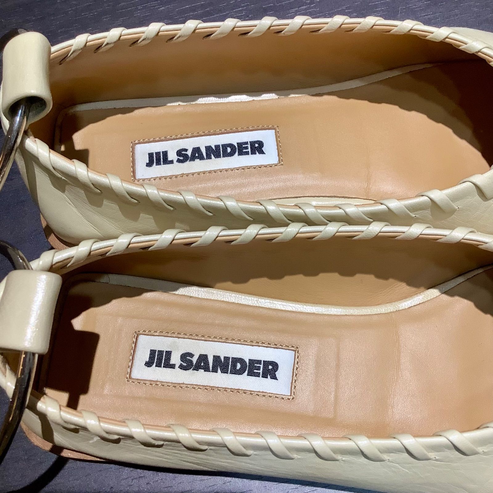 ジルサンダー JIL SANDER メタル アンクレット フラットシューズ