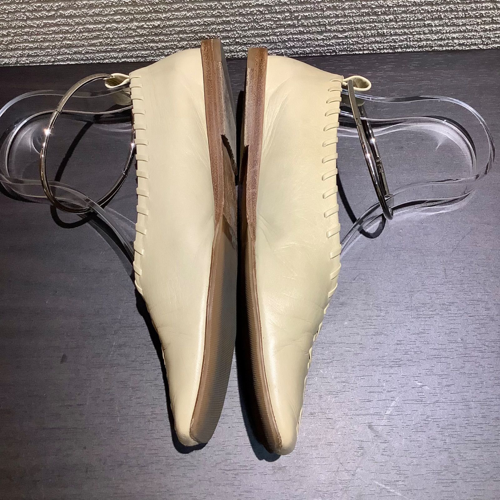 ジルサンダー JIL SANDER メタル アンクレット フラットシューズ