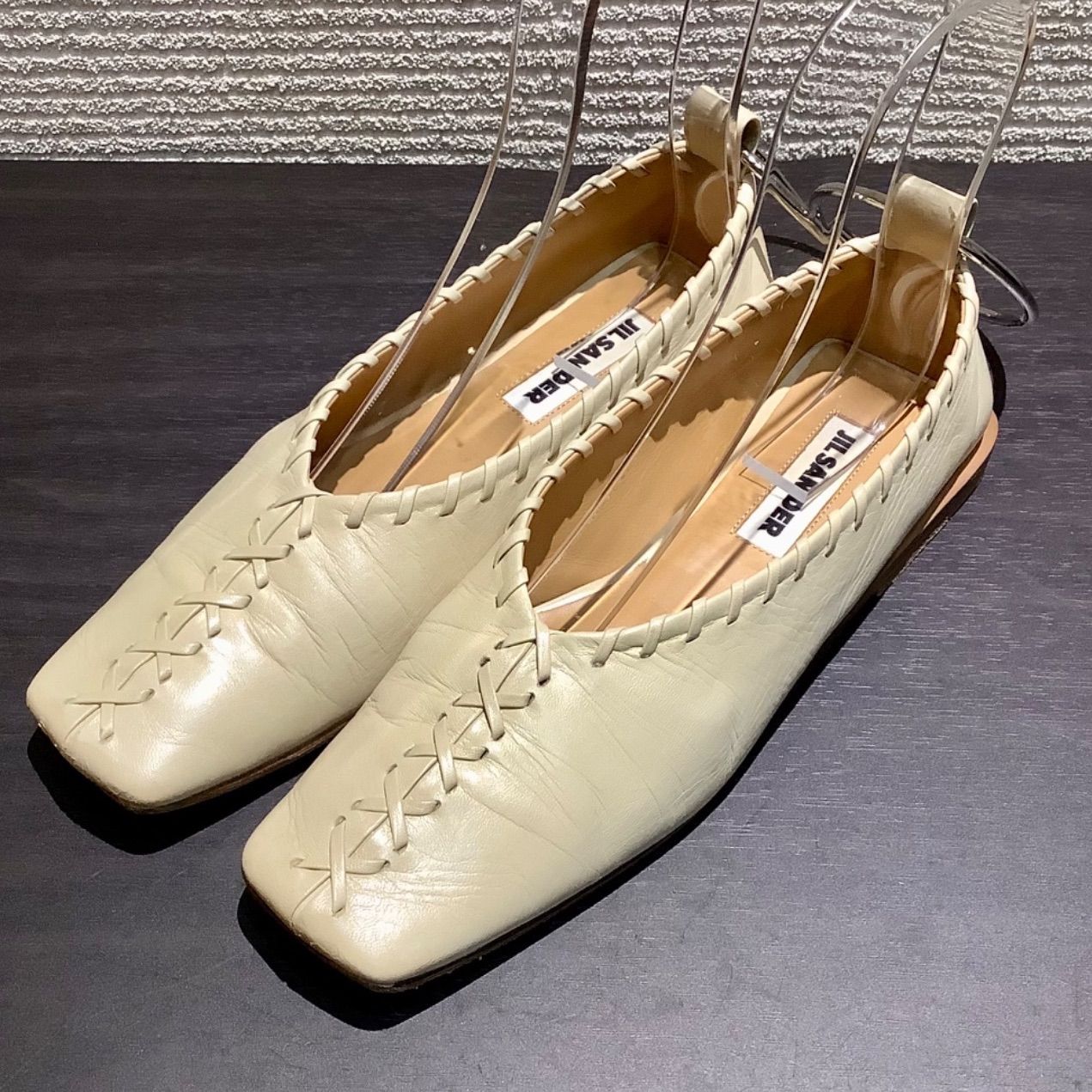 ジルサンダー JIL SANDER メタル アンクレット フラットシューズ
