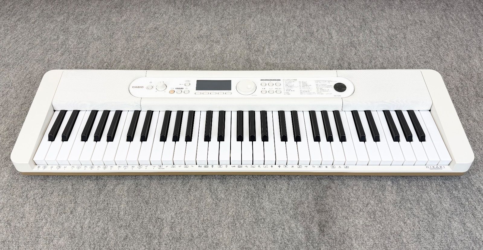 D10CC16 CASIO カシオ 光ナビゲーション キーボード LK-526 2022年製 