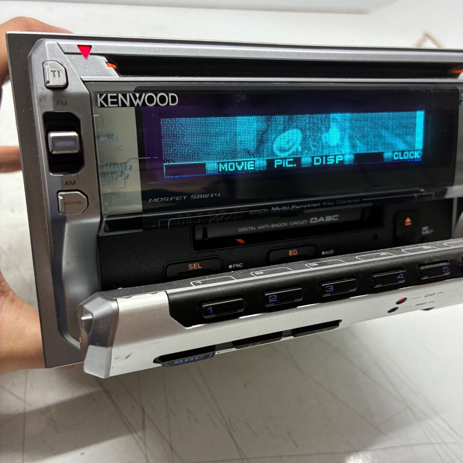 当時物】KENWOOD ケンウッド DPX-07MD 2DIN カーオーディオ チューナー