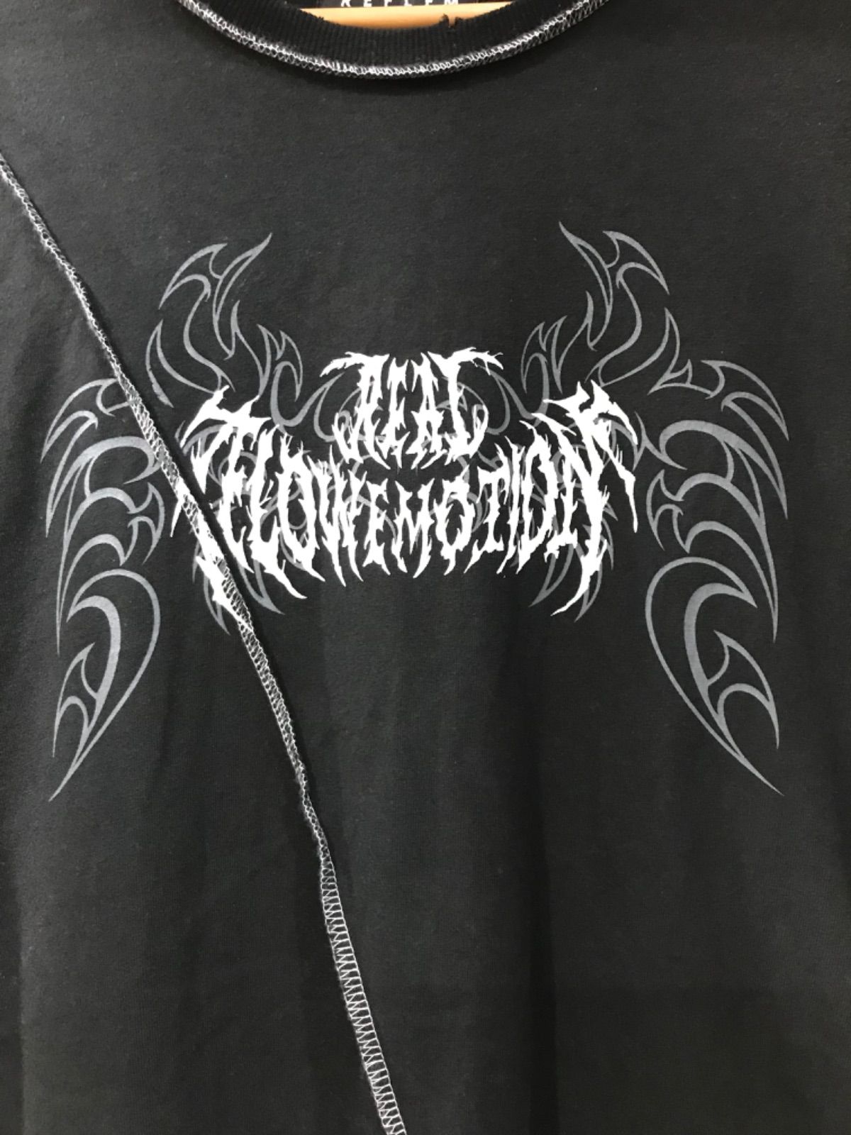 REFLEM ダメージ加工オーバーステッチ デザイン Tシャツ - メルカリ
