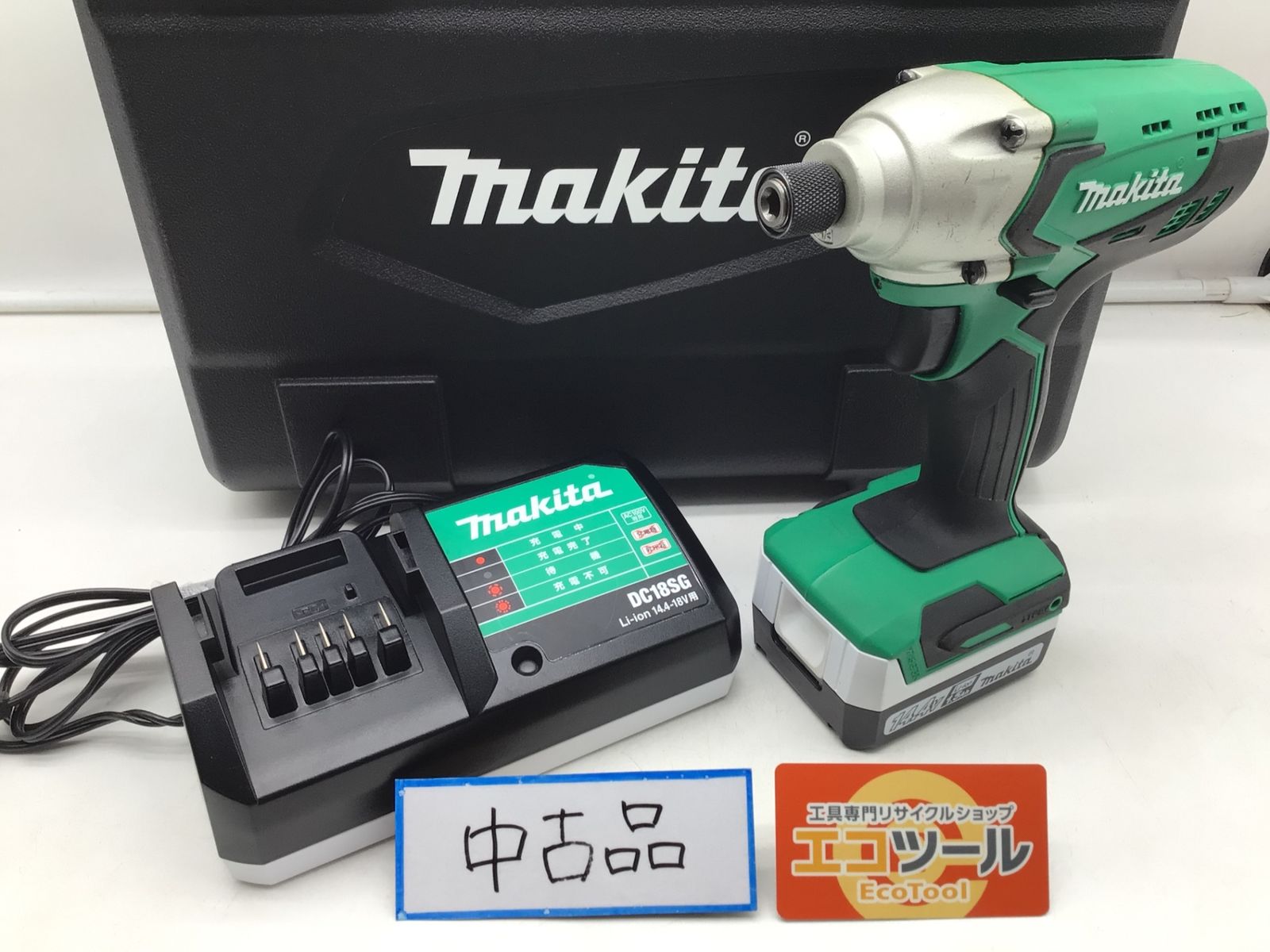中古品】Makita/マキタ M695DS ☆ 14.4v充電式インパクトドライバー 