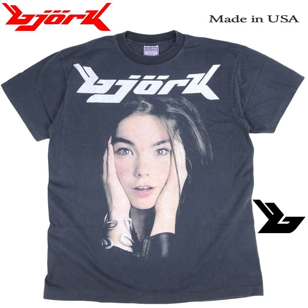 レア Bjork Björk ビョーク バンド tシャツ XL ブラック 黒 Björk Bjork - Vintage Reprint Band T-Shirt