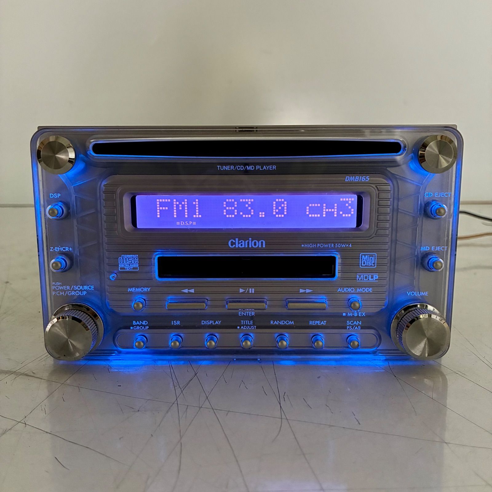 Y clarion クラリオン DMB165 2DIN プレーヤー デッキ カーオーディオ
