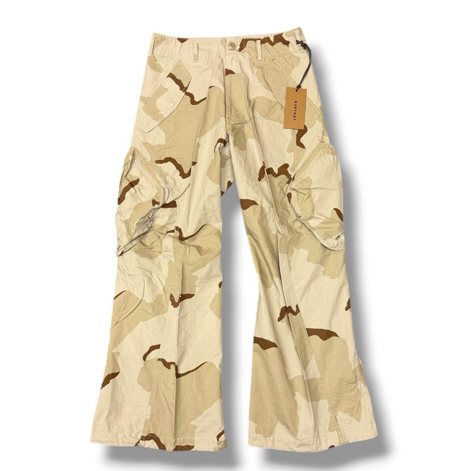 参考上代58300円 未使用 NVRFRGT 25SS 3D TWISTED CARGO PANTS 