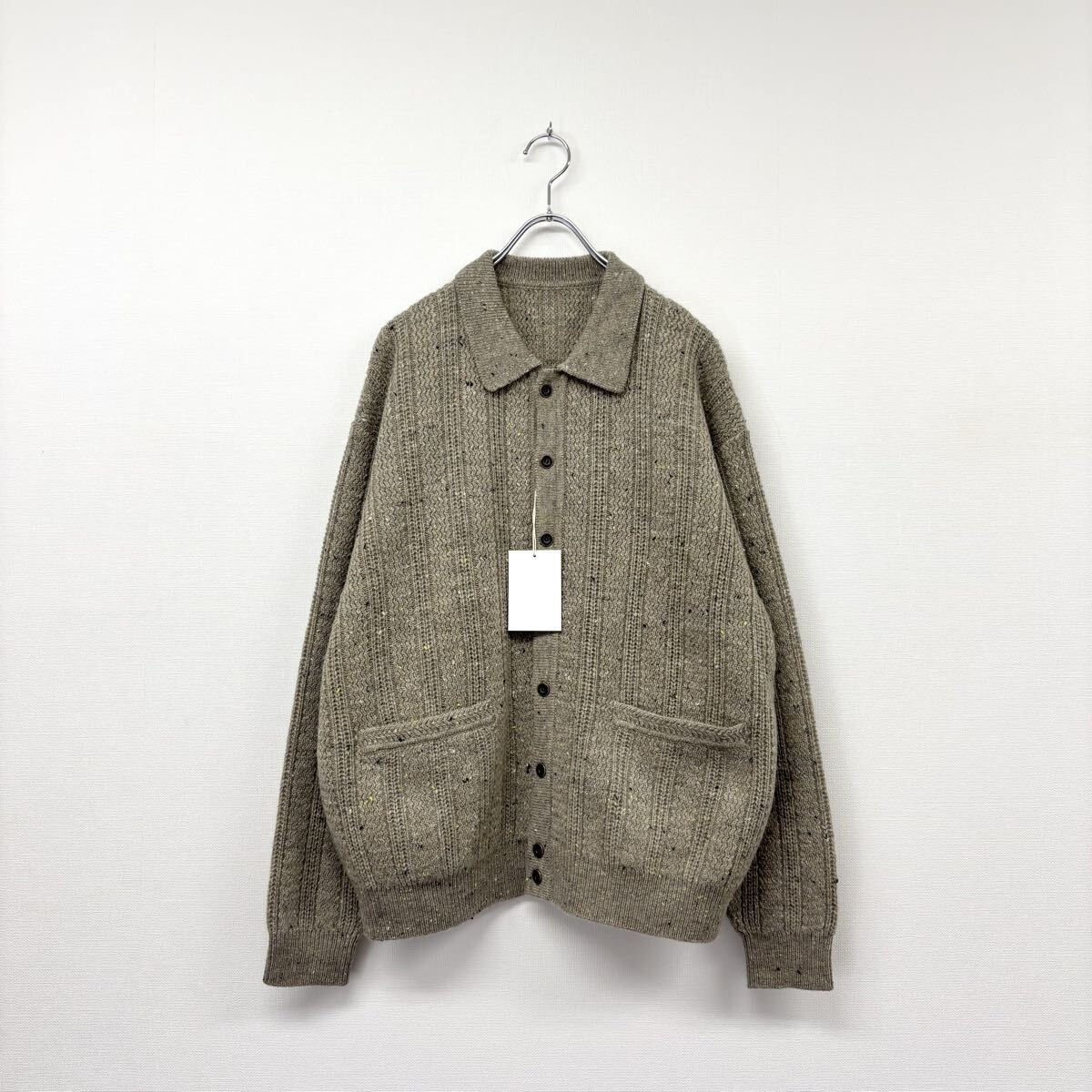 24aw 2024 新品 crepuscule クレプスキュール Rib Pattern Polo CD