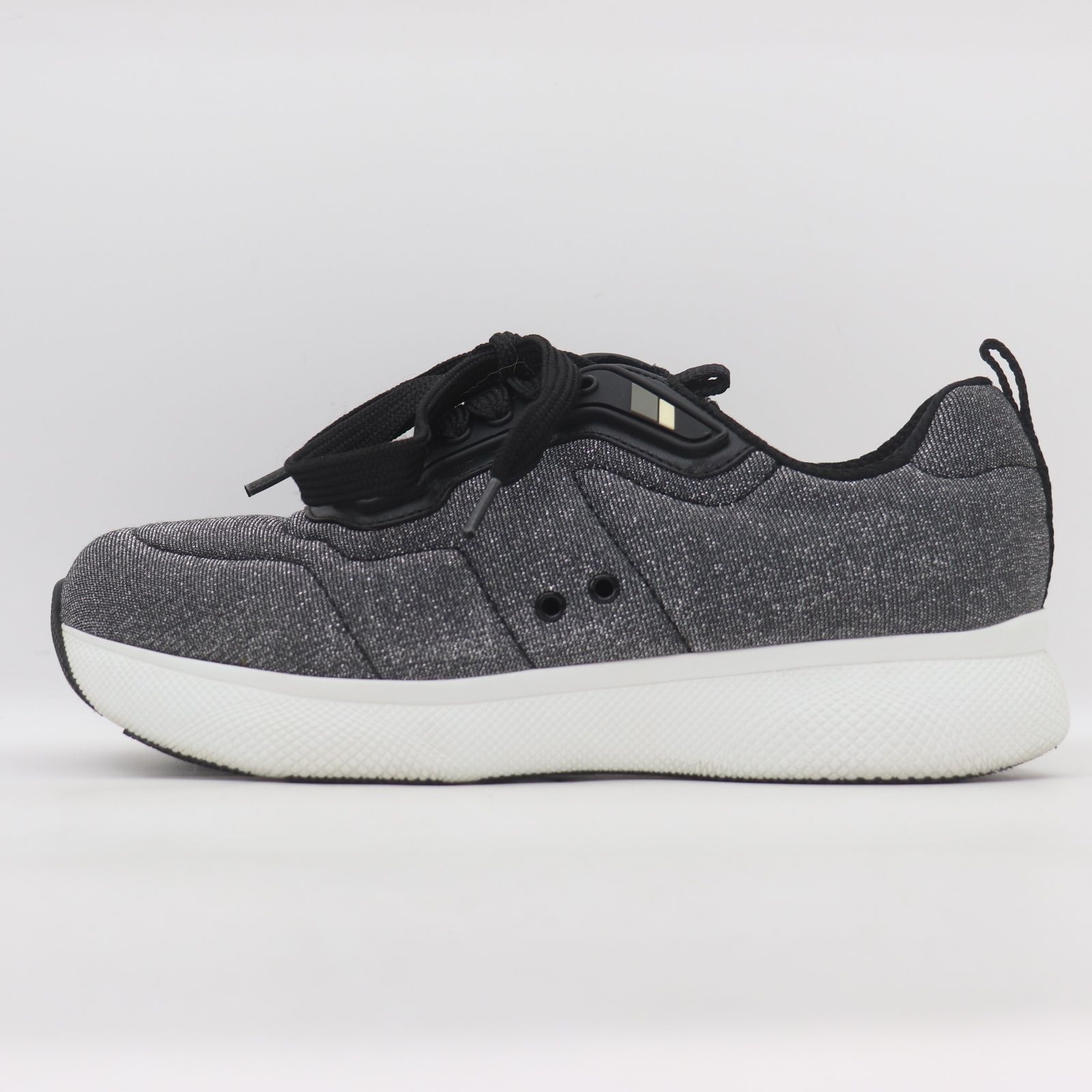 ITJT5UZUJMUQ 美品 PRADA SPORT プラダスポーツ スニーカー シルバー 