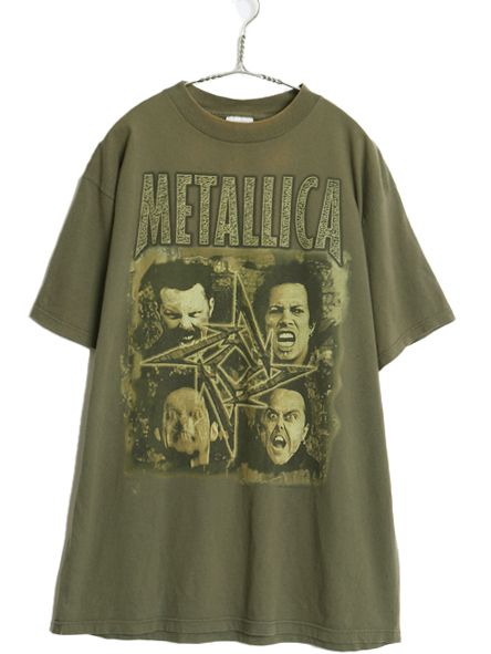 90'sメタリカTOUR SQUARE MEMEBR FAC バントT XL お得なクーポン配布中!】 90s メタリカ ツアー プリント Tシャツ