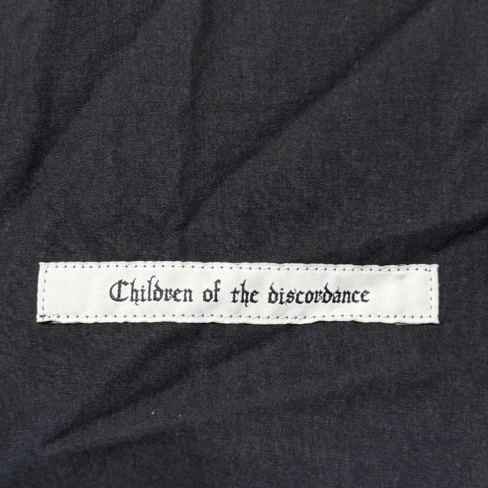 Children of the discordance ロゴプリントナイロンパンツ イージーパンツ ナイロンパンツ チルドレンオブザディスコーダンス COTDPT-311 ブラック 2 （13390M） Children of the discordance ロゴプリントナイロンパンツ イージー