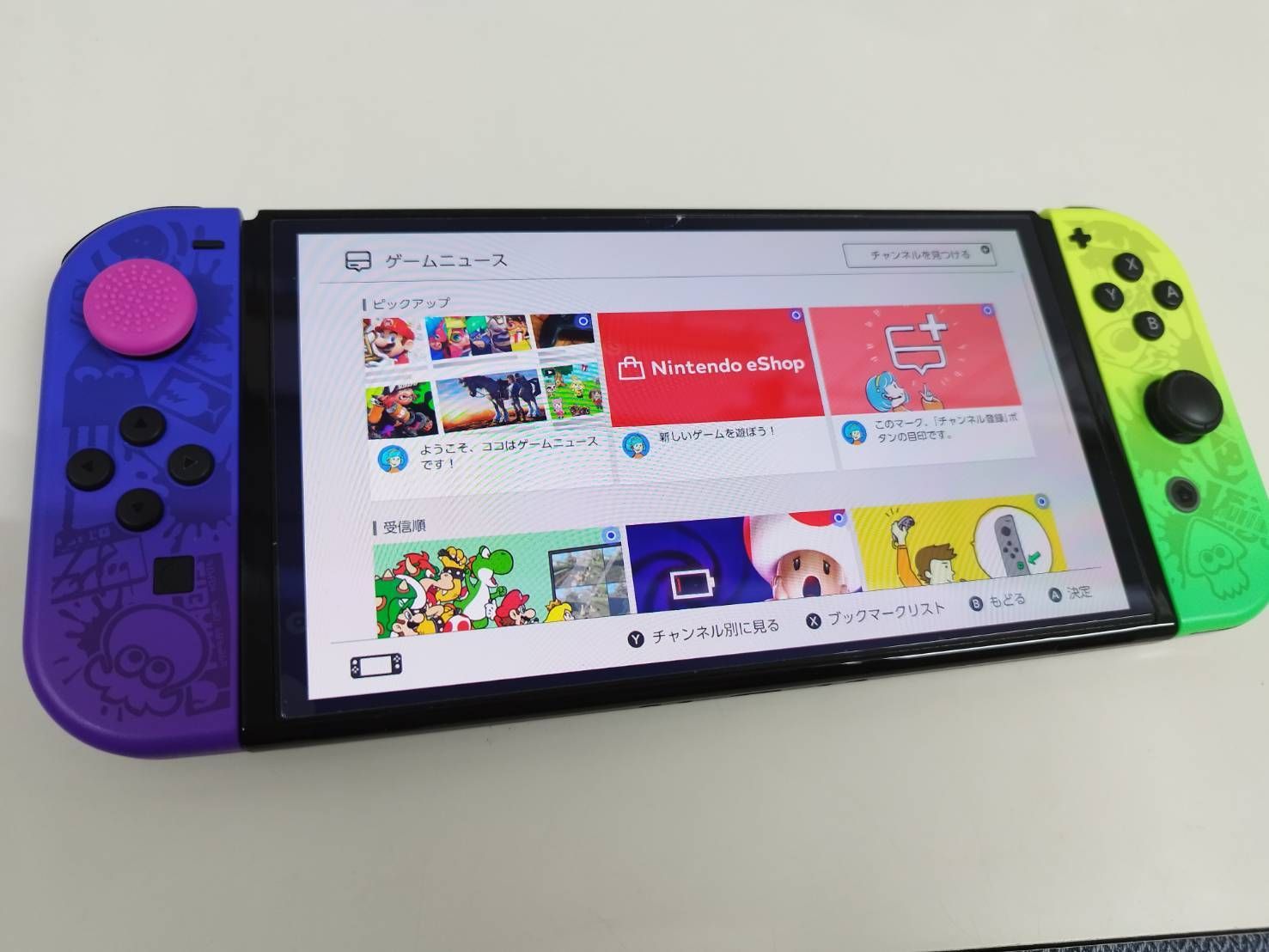 良品】Nintendo Switch 有機ELモデル HEG-001/2022年製/スプラトゥーン 