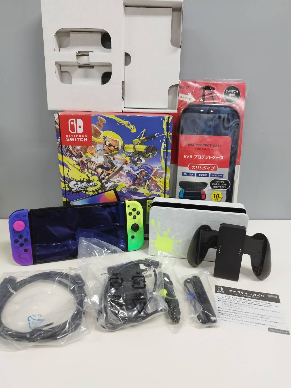 良品】Nintendo Switch 有機ELモデル HEG-001/2022年製/スプラトゥーン 