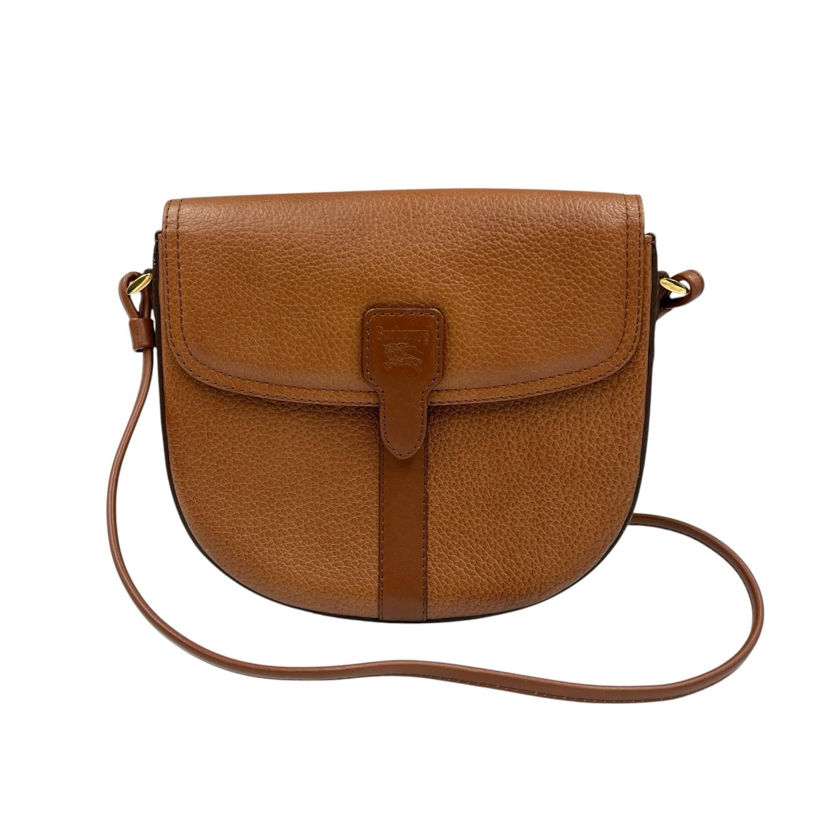 バーバリー BURBERRY ショルダーバッグ レザー ブラウン レディース 
