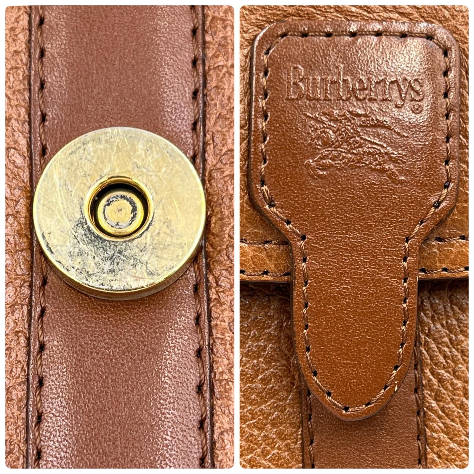 バーバリー BURBERRY ショルダーバッグ レザー ブラウン レディース 