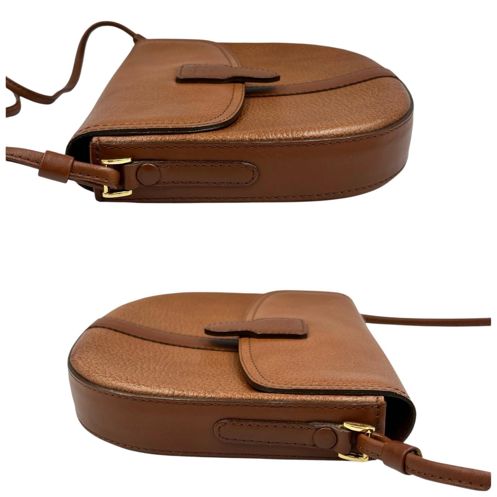 バーバリー BURBERRY ショルダーバッグ レザー ブラウン レディース 