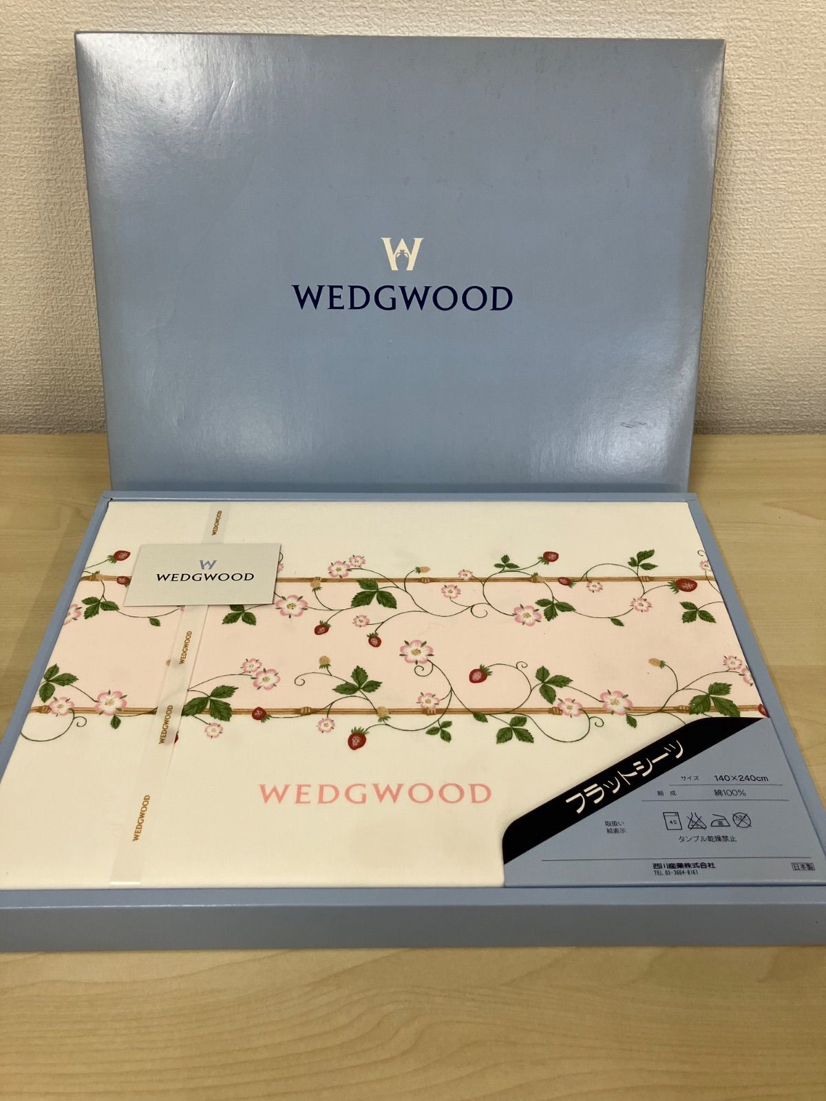 P/WEDG WOOD ウェッジ ワイルド ストロベリー フラットシーツ - メルカリ