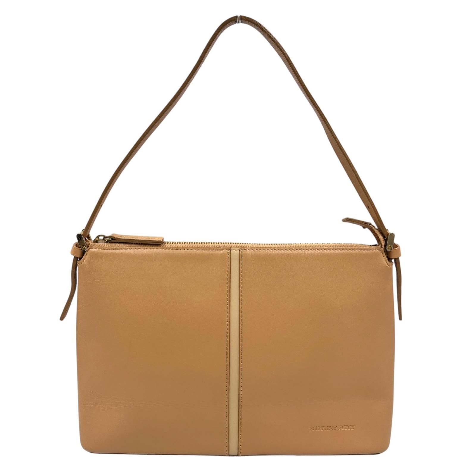 BURBERRY ハンドバッグ レザー ベージュ レディース 【公式通販】
