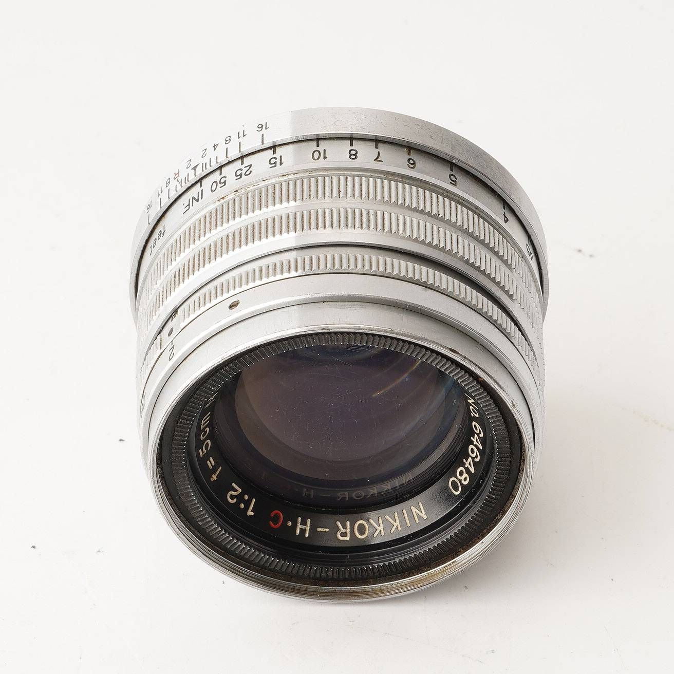 Nikon Nippon Kogaku NIKKOR H C 5cm 50mm F2 ライカ L39マウント
