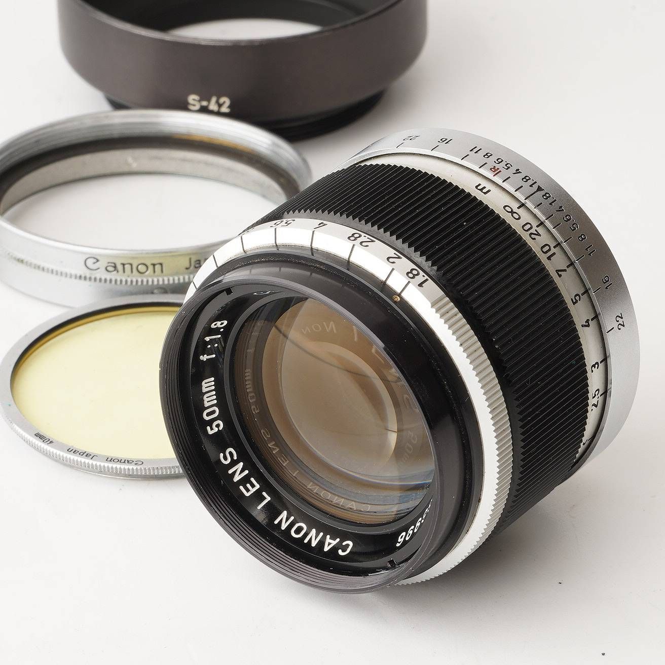 キヤノン Canon 50mm F1.8 ライカ L39 マウント - メルカリ