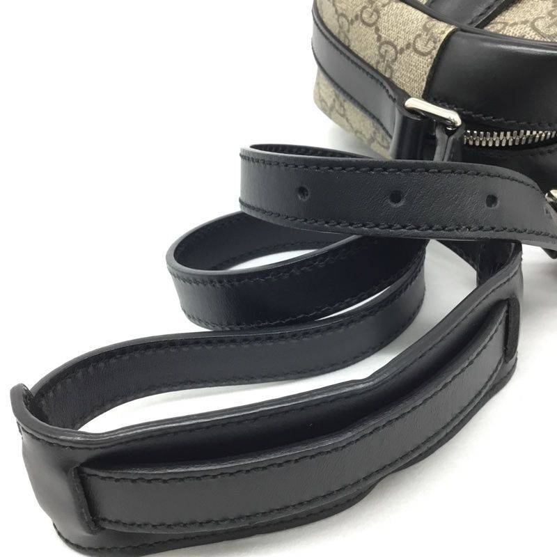 GUCCI【グッチ】GGスプリーム ショルダーバッグ 387507 ブラック