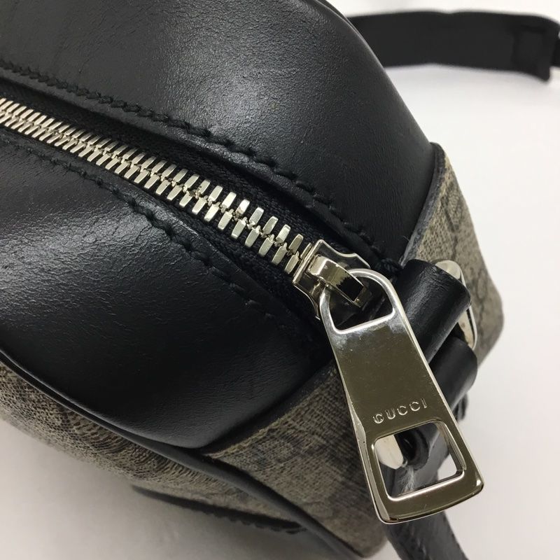 GUCCI【グッチ】GGスプリーム ショルダーバッグ 387507 ブラック