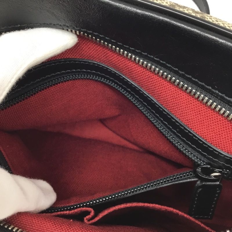 GUCCI【グッチ】GGスプリーム ショルダーバッグ 387507 ブラック