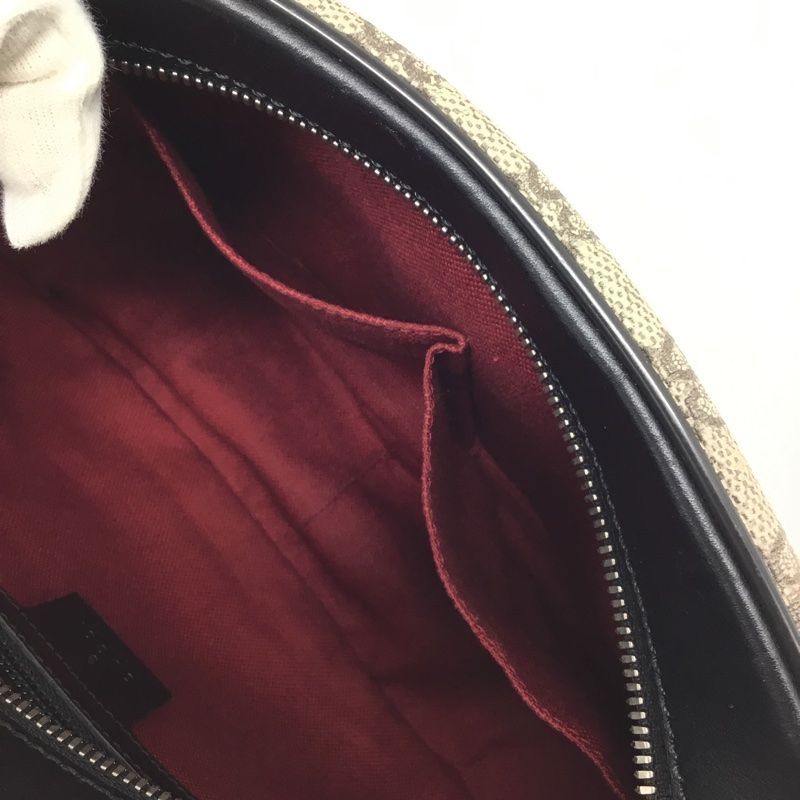 GUCCI【グッチ】GGスプリーム ショルダーバッグ 387507 ブラック