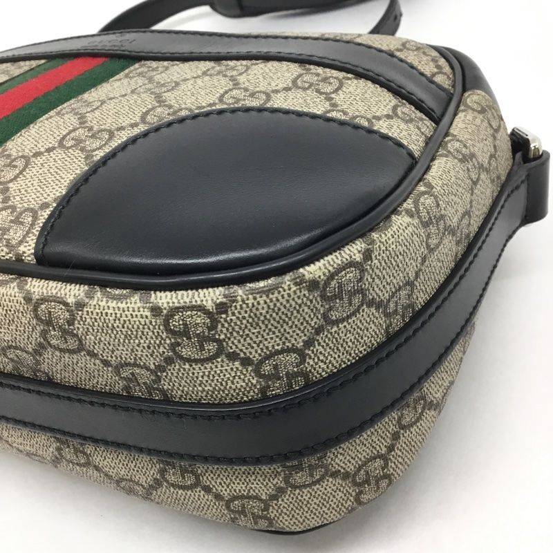GUCCI【グッチ】GGスプリーム ショルダーバッグ 387507 ブラック