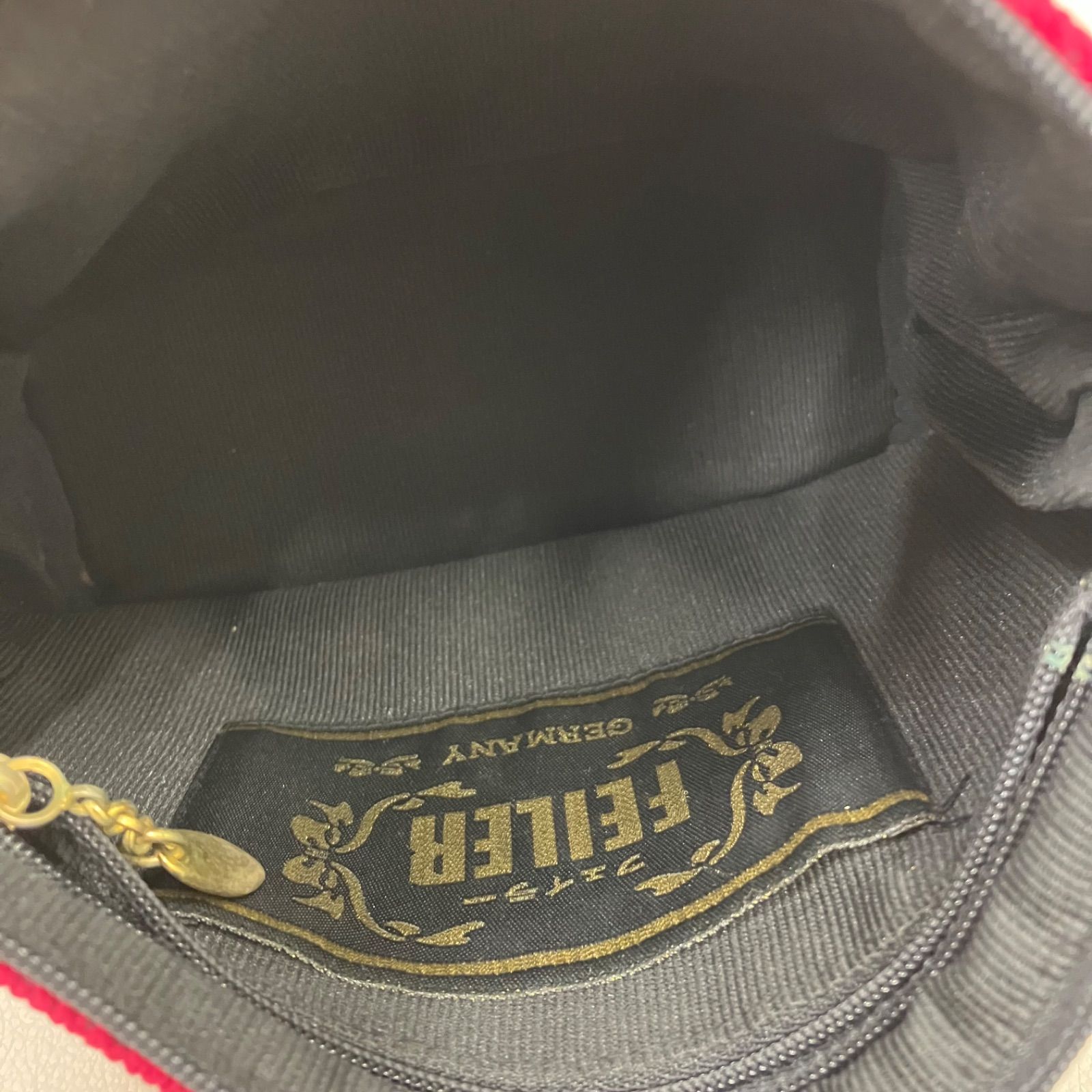 1717 FEILER フェイラー ハンドバッグ ポーチ 2点セット レディース 