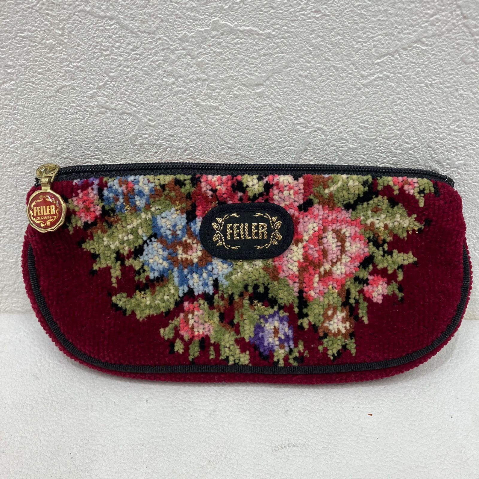 1717 FEILER フェイラー ハンドバッグ ポーチ 2点セット レディース 
