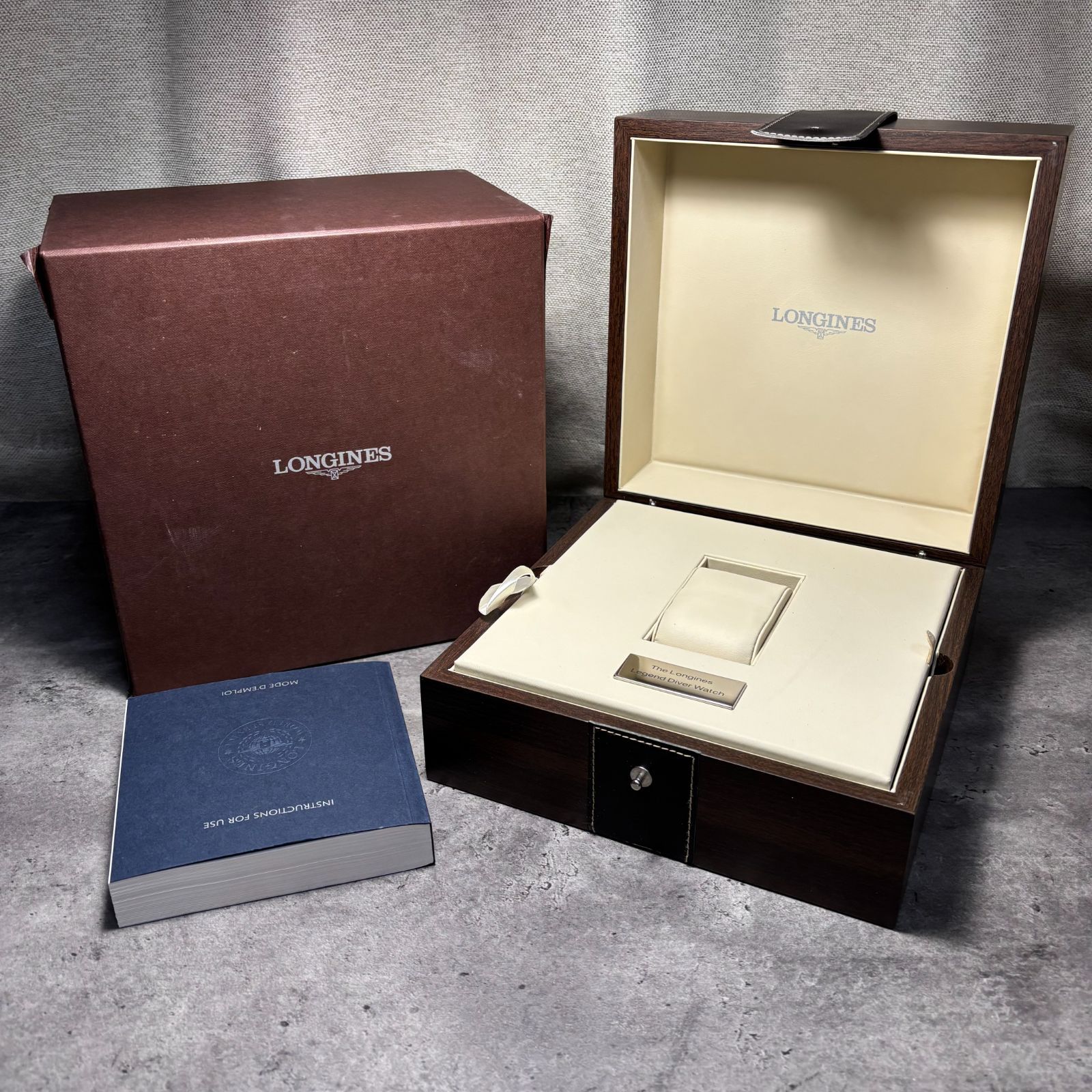 LONGINES ロンジン 時計 ケース 空箱 BOX 外箱付 腕時計用 取扱説明書