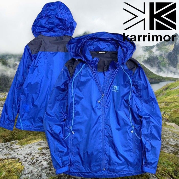 Karrimor カリマー ナイロン 切替 フード付 ジップアップ ウィンド 