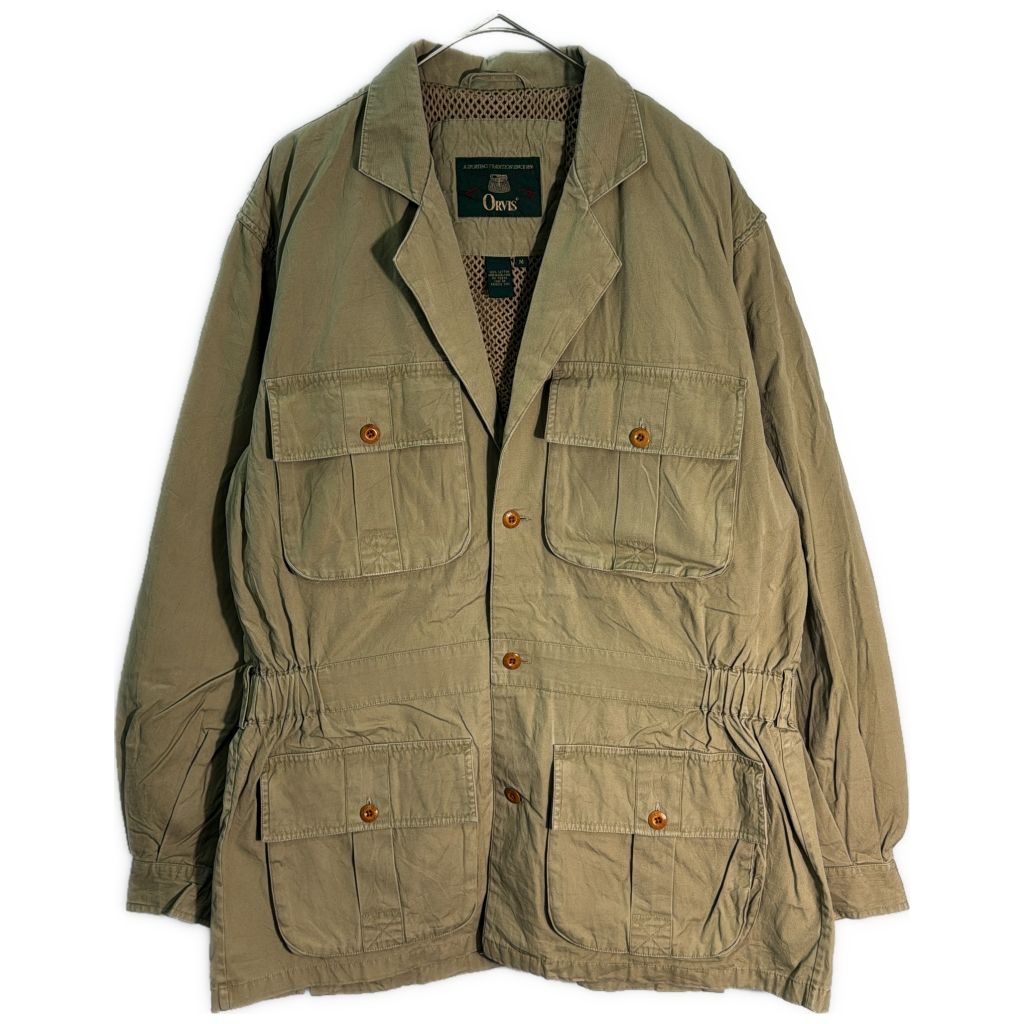 90年代 ORVIS オービス サファリジャケット アウトドア ベージュ