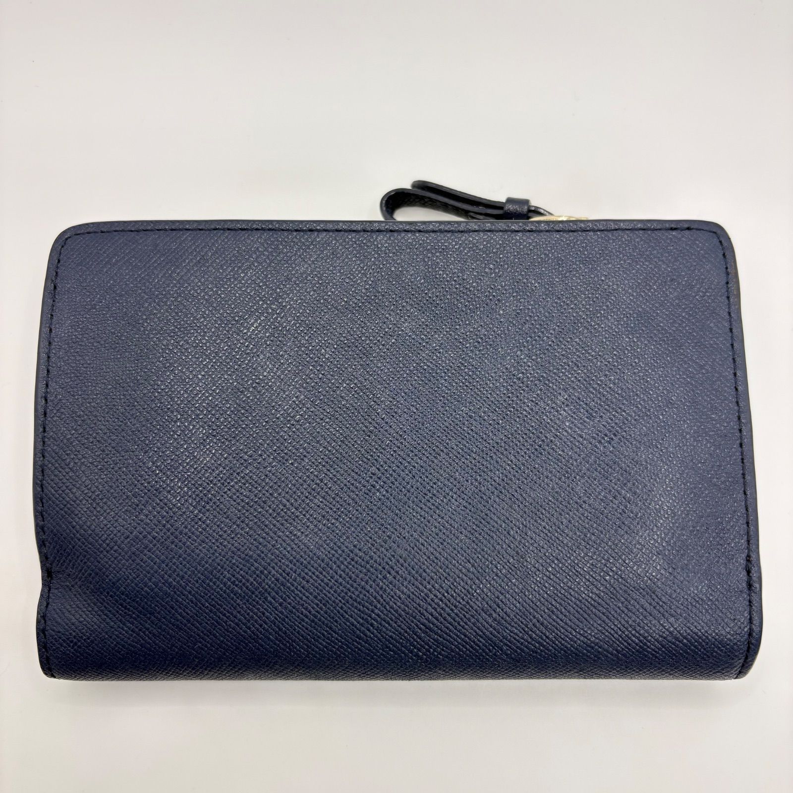 新品 ルリア4℃ 財布 三つ折り財布 ネイビー 小銭入れ コインケース 