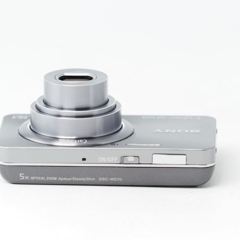 SONY Cyber-Shot W570 1610万画素CCD シルバー DSC-W570⁄S #14921 SONY 