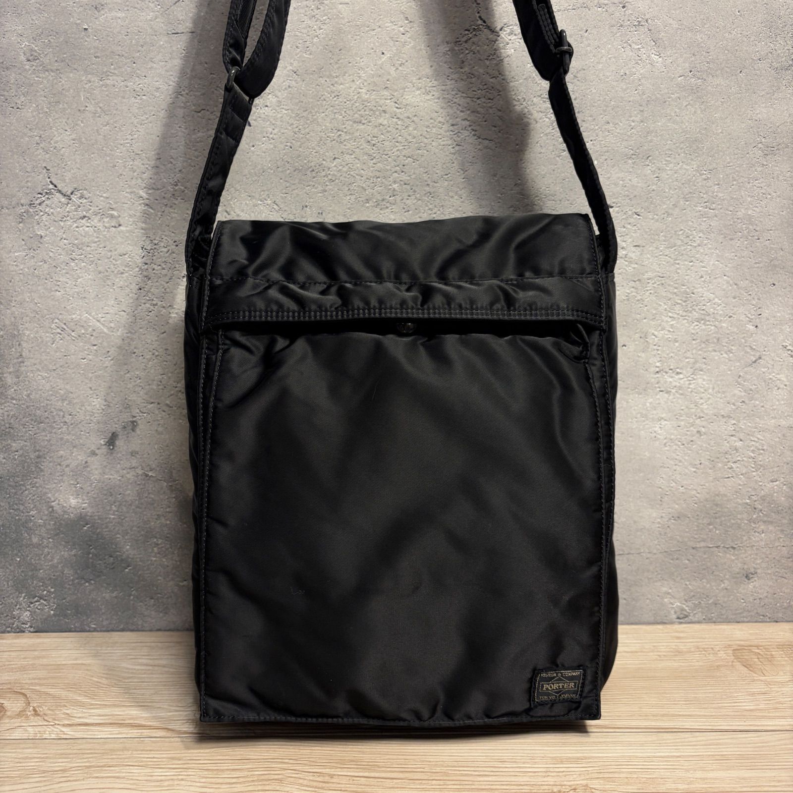PORTER タンカー ショルダーバッグ ブラック ナイロン 吉田カバン 美品