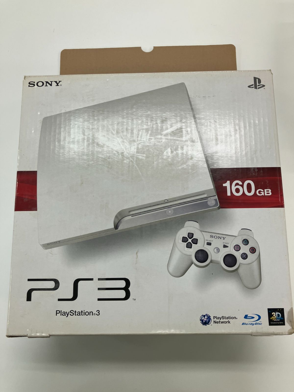 PS3 本体 CECH-2500A 160GB ホワイト SONY PlayStation3 通電確認