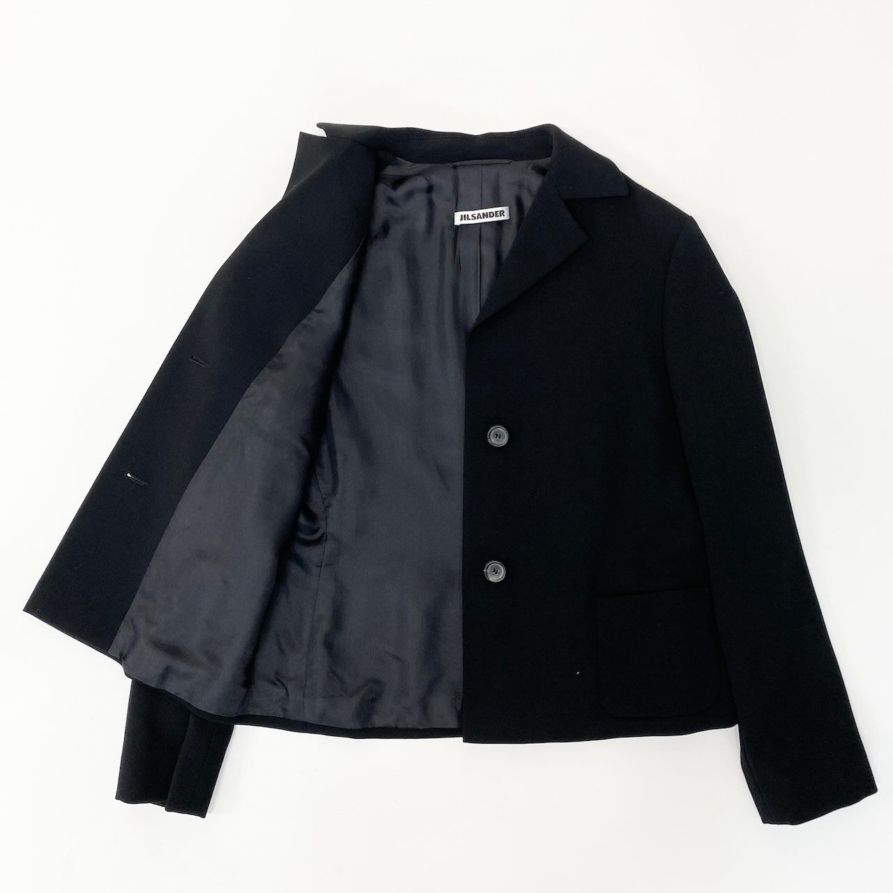40d10 JIL SANDER ジルサンダー クロップドジャケット スカート スーツ 