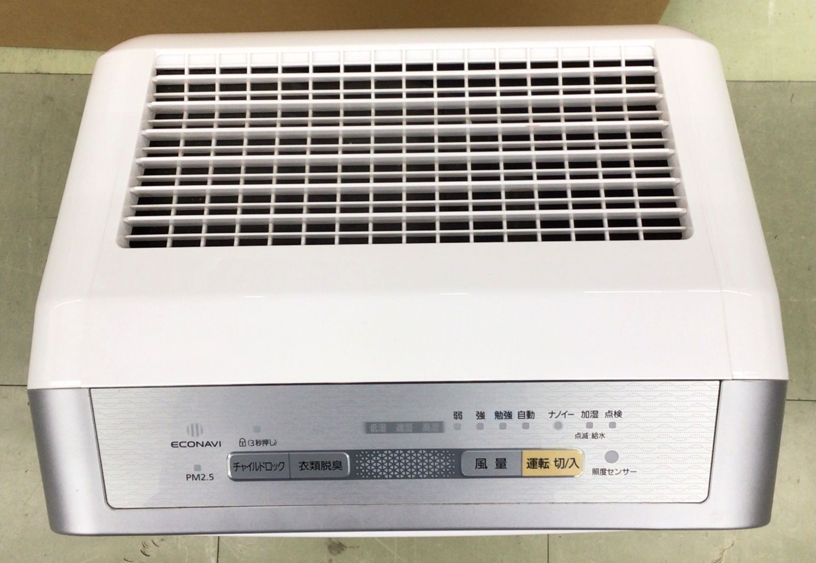 中古・現状品】Panasonic パナソニック 加湿空気清浄機 2015年製 動作 