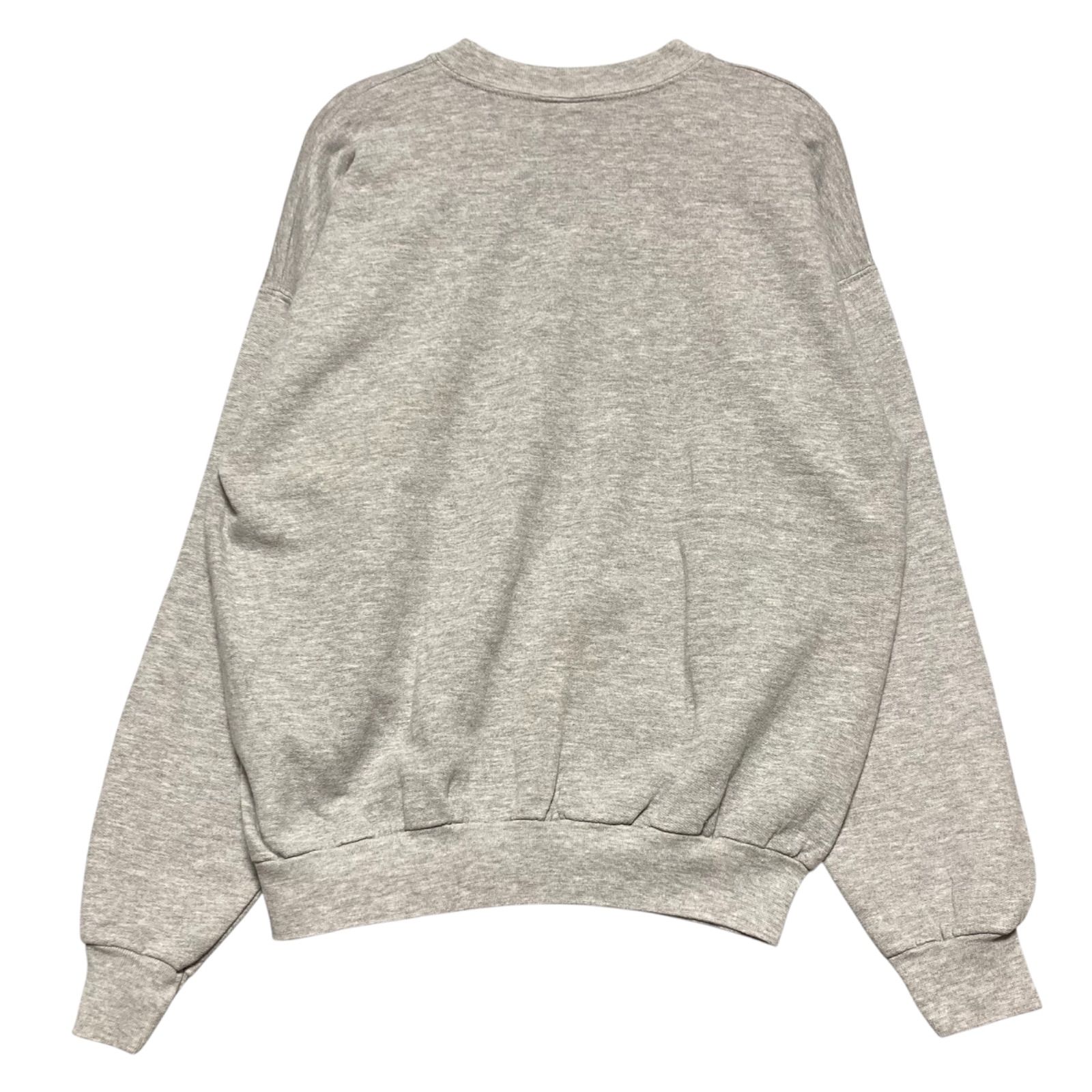 90s-00s Hanes ヘインズ カレッジプリント スウェット L グレー 霜降り 