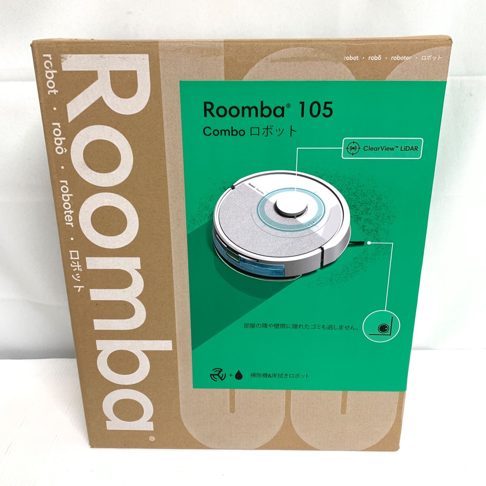 未使用品】Roomba105 Combo ロボット お掃除ロボット ルンバ M80410-11 