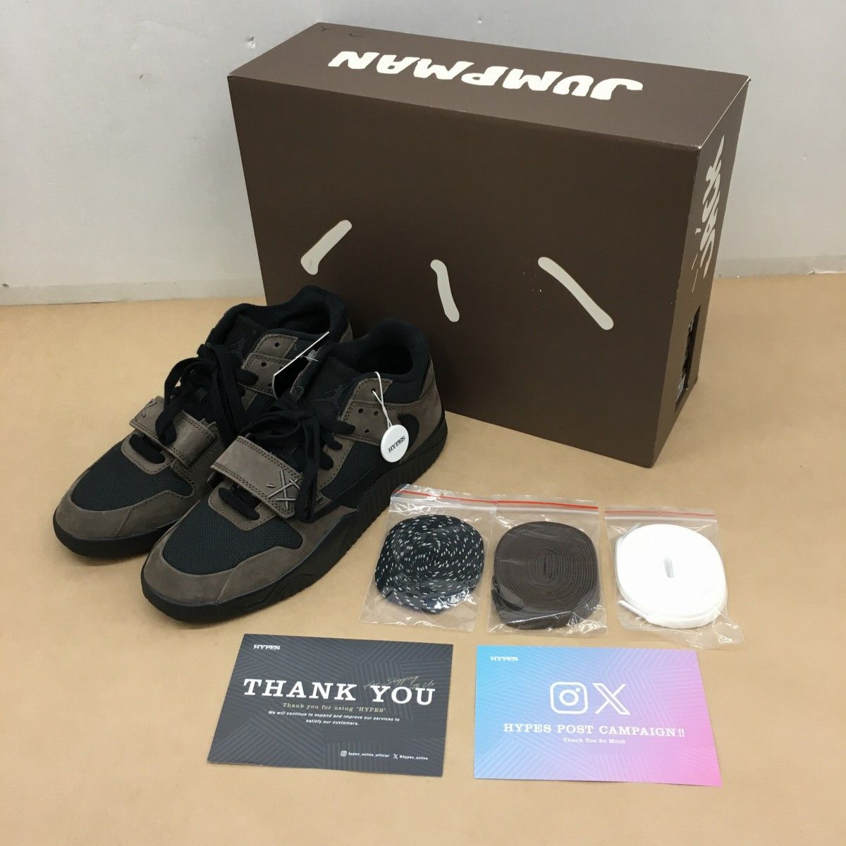 未使用 TRAVIS SCOTT × NIKE JORDAN JUMPMAN JACK TR CJ1 T-Rexx Black 