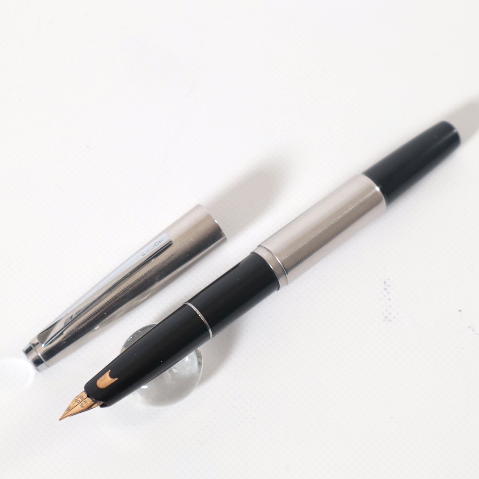 PILOT パイロット 軸伸縮式 万年筆 14K 585 ペン先 ショートサイズ