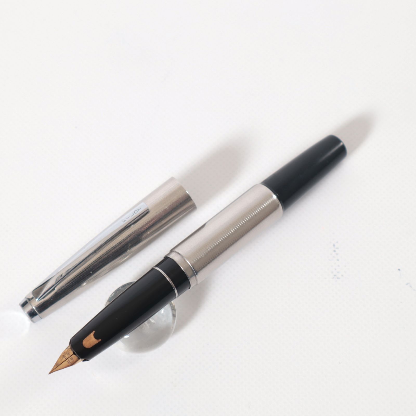 PILOT パイロット 軸伸縮式 万年筆 14K 585 ペン先 ショートサイズ